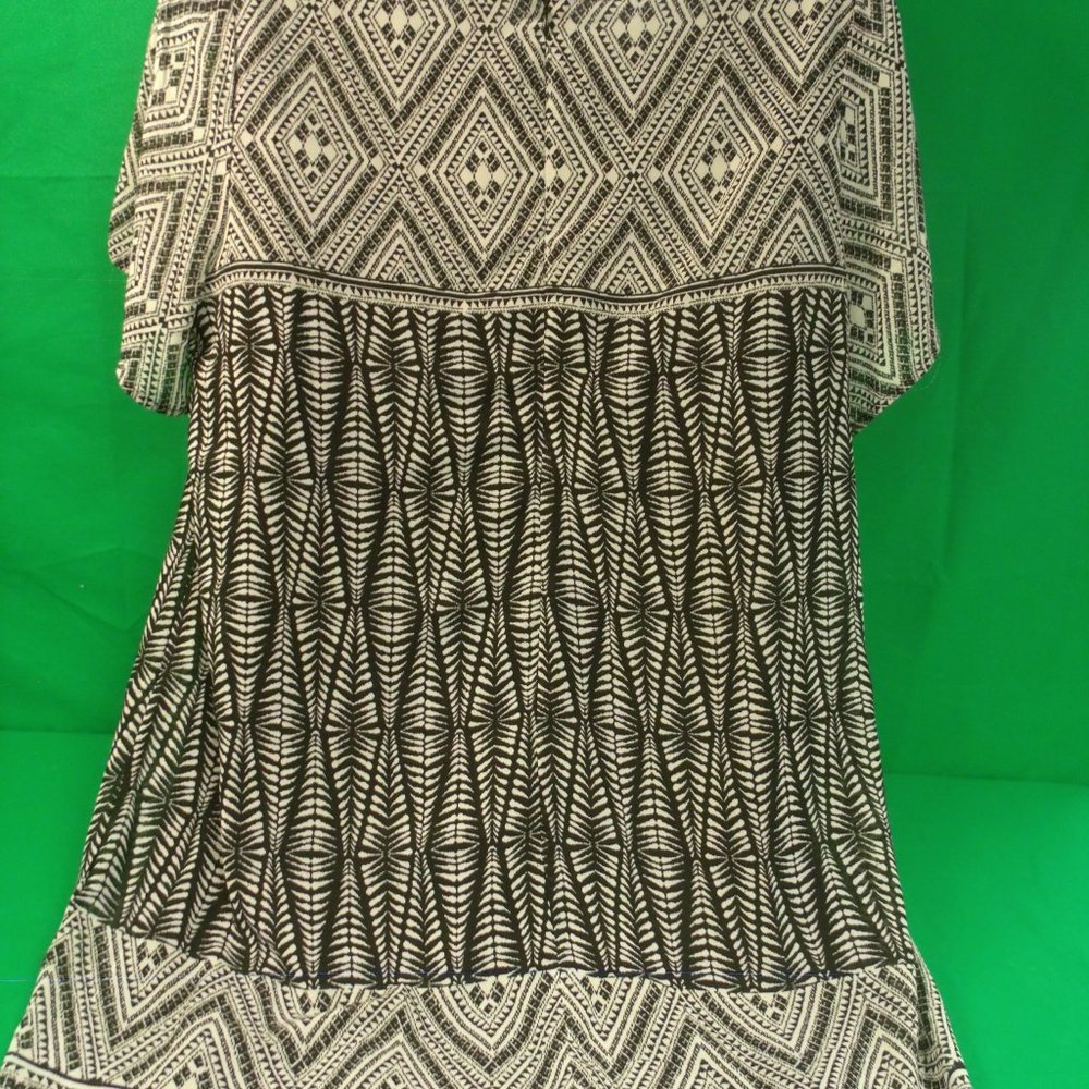 Boho Print Shift Dress